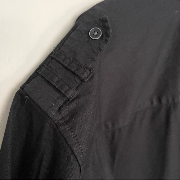 PaperDenim & Cloth Classic Black Short Sleeve Button Up Collared Shirt, 2X - Picture 4 of 10